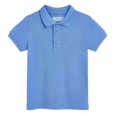 Tricou polo clasic cu maneca scurta - Bleu  - Mayoral 8 ani