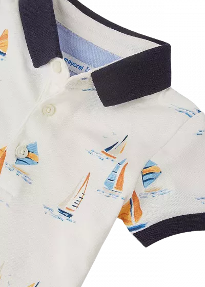 Tricou polo clasic cu maneca scurta - Vaporase - Mayoral  12 luni