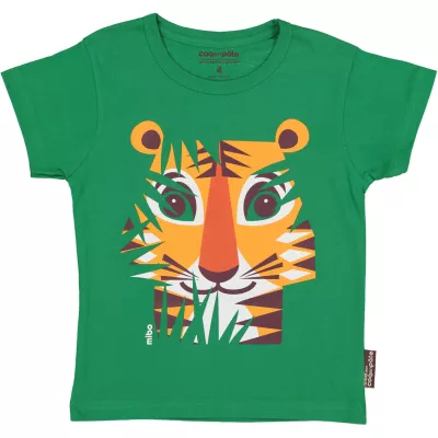 Tricou verde Tigru 2 ani