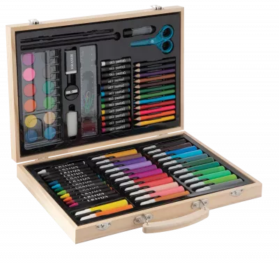 Trusa pentru pictura si desen (86 piese)