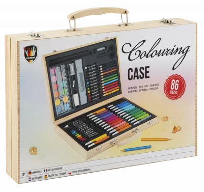 Trusa pentru pictura si desen (86 piese)