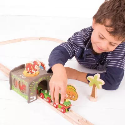 Tunel cu T-Rex - BigJigs
