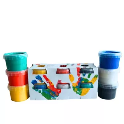 Vopsea pentru pictura cu degetele (6 culori)