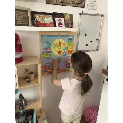 Vremea - Calendar magnetic in limba engleza - BigJigs