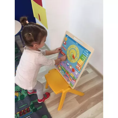 Vremea - Calendar magnetic in limba romana - BigJigs