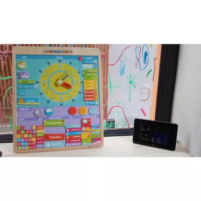 Vremea - Calendar magnetic in limba romana - BigJigs