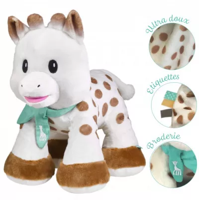 Girafa Sophie pufoasa maxi, 35 cm - Sophie la Girafe