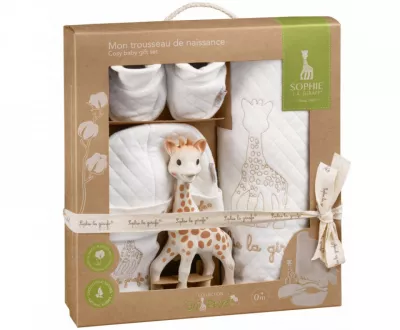 Set cadou - Trusou nou-nascut So Pure - Sophie la Girafe