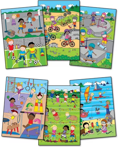 Water Magic: Carte de colorat Ora de sport