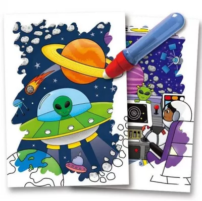 Water magic: Carte de colorat Spatiul cosmic