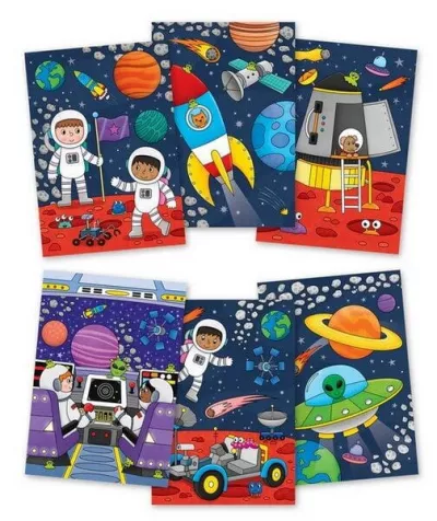 Water magic: Carte de colorat Spatiul cosmic