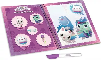 Waterbook: Carte de colorat Gabby's Dollhouse & pisicute