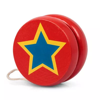 YO-YO colorat din lemn