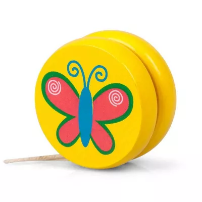 YO-YO colorat din lemn