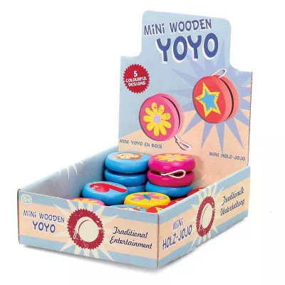 YO-YO colorat din lemn