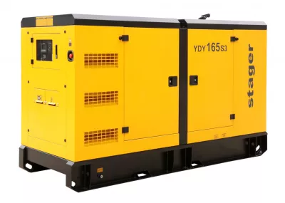Stager YDY165S3 Generator insonorizat 165kVA, 217A, 1500rpm, trifazat, diesel
