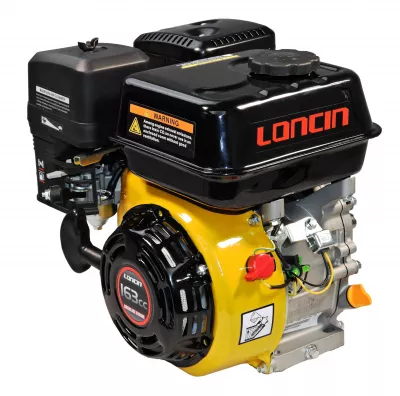 Loncin G160F - Motor benzina 5.5CP, 163cc, 1C 4T OHV, ax pana
