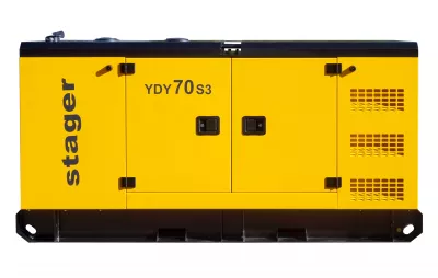 Stager YDY70S3 Generator insonorizat 70kVA, 89A, 1500rpm, trifazat, diesel