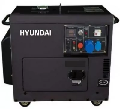 Generator de curent monofazat cu motor diesel HYUNDAI DHY8601SE, 6KW