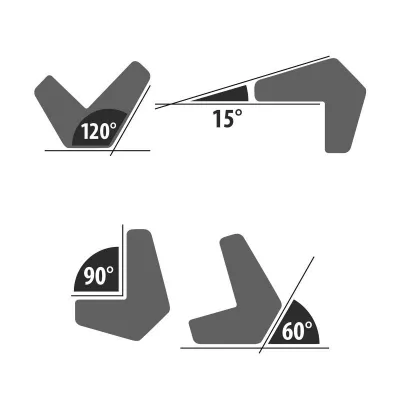 HANDY - Magnet de fixare pentru sudură - 15° - 60° - 90° - 120°- 9 kgf