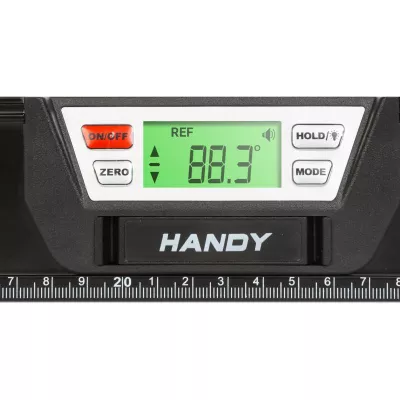 Handy - Nivelă digitală cu afişaj LCD, cu semnalizare sonoră, 600 mm