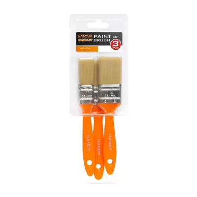HANDY - Set pensule, cu mâner material plastic - 3 piese 1" / 1,5" / 2"