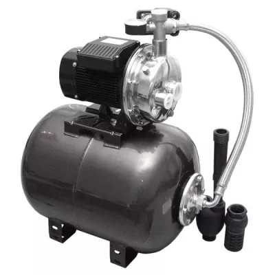 Hidrofor cu pompa de mare adancime Wasserkonig Premium PMI30-090/50H, 50 litri, debit 44 l/min, 36 m inaltime de pompare, 30 m adancime de aspiratie, putere 900 W. 5 ani garantie