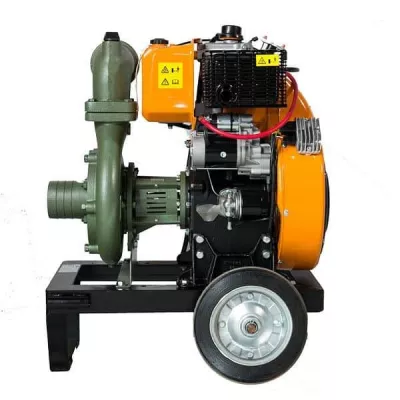 Motopompa industriala ANADOLU Antrac 4LD820 LS4 ES, apa curată, Diesel, 5"/4", 175 mc/h, 17CP, pornire electrica