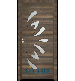 SIL LUX usa de interior, model 3011,culoare E (nuc ceresc), toc reglabil, dimensiune 200/60,70 sau 80 cm