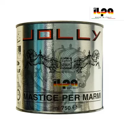 Adeziv mastic bej pt lipire si restaurare marmura, granit, travertin, piatra naturala, Ilpa, Jolly Tixo Paglierino, 750 ml