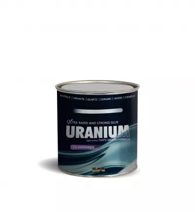 Adeziv mastic Ultra-Rapid Uranium, pentru gresie, marmura, beton, lemn, cramida, 1L, Ilpa 