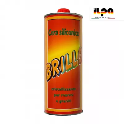 Ceara Lichida Siliconica pt marmura, granit, travertin, si piatra naturala, Ilpa, Brillo, 0.75 l