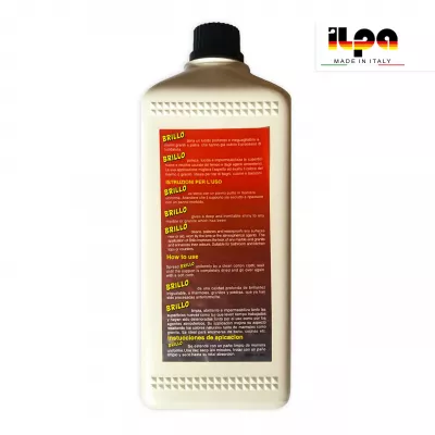 Ceara lichida - Ceara siliconica pe baza de apa pentru marmura, granit si piatra naturala, Ilpa Brillo Aqua 1L, stoneproof.ro