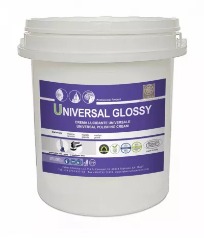 Crema UNIVERSAL GLOSSY pentru piatra naturala, 5KG, FABER 
