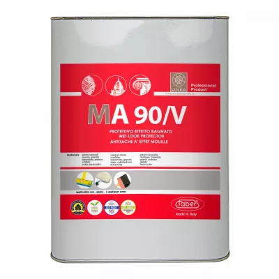 Impermeabilizant cu efect umed semi-lucios, MA90/V, 1L Faber, pentru piatra naturala, marmura, granit, travertin
