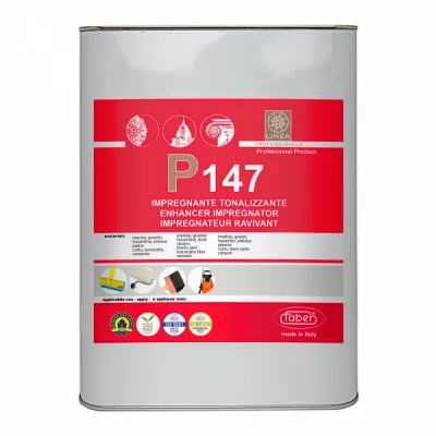 Impermeabilizant mat cu efect umed P147, 1l Faber, pentru piatra naturala, granit, travertin, marmura, beton si caramida