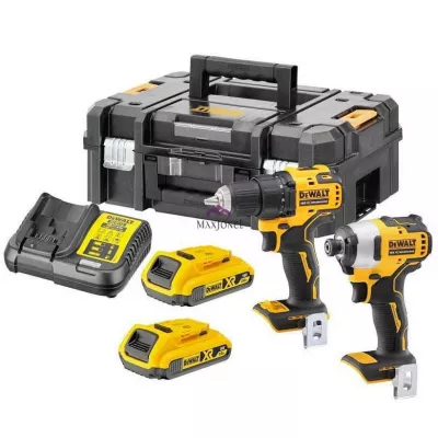 DeWalt DCK2061D2T-QW pachet de scule in trusa TSTAK