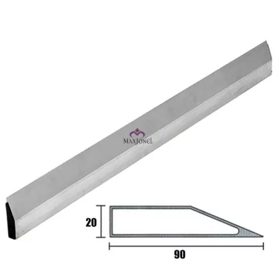 Dreptar aluminiu trapezoidal 90x20 mm 2000 mm