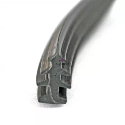 Snur (cheder) PVC/elastsigil 3.8 mm negru
