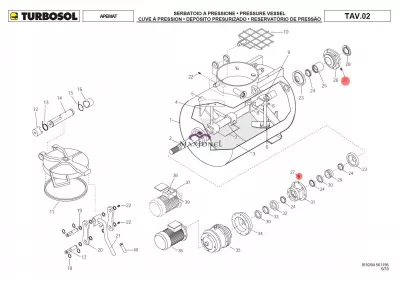 Turbosol - Surub gresor G 1/4 – Apemat, Mini Avant, Poli T, TM 250E, TM 27.45, UNI 30