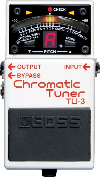 Acordoare chitara, metronoame - Acordor chitara Boss TU-3 Chromatic Pedal Tuner, guitarshop.ro