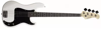 Chitare bass - Chitara bass Arrow PB4-03 White RW, guitarshop.ro