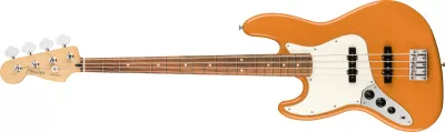 Chitare bass - Chitara bass Fender Player Jazz Left Hand (Fretboard: Pau Ferro; Culori Fender: Capri Orange), guitarshop.ro
