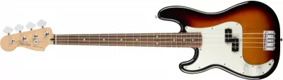 Chitare bass - Chitara bass Fender Player Precision Left Hand (Culoare: 3-Color Sunburst; Fretboard: Pau Ferro), guitarshop.ro