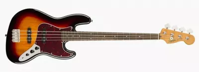 Chitare bass - Chitara bass Squier Classic Vibe 60s J-Bass LRL (Culoare: 3-Color Sunburst; Fretboard: Indian Laurel), guitarshop.ro