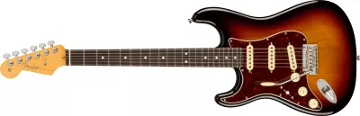 Chitare electrice - Chitara electrica American PRO II Stratocaster Left-Hand (Culori Fender: 3-Color Sunburst; Fretboard: Rosewood), guitarshop.ro