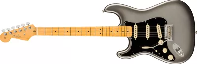 Chitare electrice - Chitara electrica American PRO II Stratocaster Left-Hand (Fretboard: Maple; Culori Fender: Mercury), guitarshop.ro