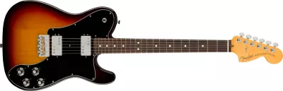 Chitare electrice - Chitara electrica American PRO II Telecaster Deluxe (Culori Fender: 3-Color Sunburst; Fretboard: Rosewood), guitarshop.ro