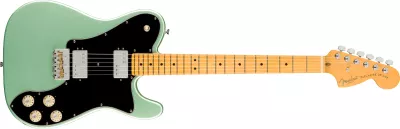 Chitare electrice - Chitara electrica American PRO II Telecaster Deluxe (Fretboard: Maple; Culori Fender: Mystic Surf Green), guitarshop.ro