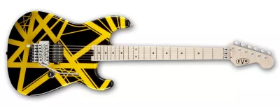 Chitare electrice - Chitara electrica EVH Stripe Black with Yellow Stripes, guitarshop.ro